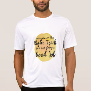 Camiseta citações motivacionais para o autoatendimento