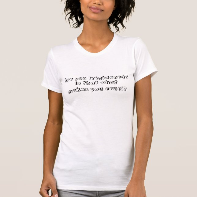 Camiseta Citações pensativas da empatia, inspiração do (Frente)