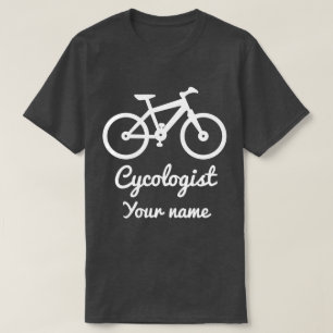 Camiseta Citações personalizadas do Cycologista do Ciclo Lo