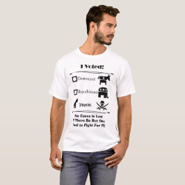 Camiseta Citações políticas engraçadas do pirata