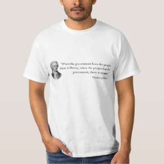 Camiseta Citações por Thomas Jefferson