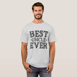 Camiseta Citações pretas o "melhor tio Nunca " da