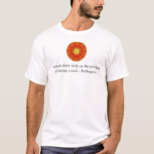 Camiseta Citações Pythagora do vegetariano do vegan dos