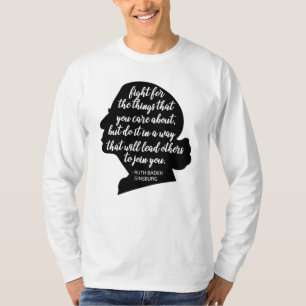 Camiseta Citações RBG, citação de Ginsburg, Ruth Bader