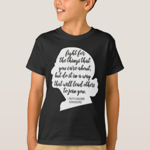Camiseta Citações RBG, citação de Ginsburg, Ruth Bader Gins