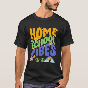 Camiseta Citações Retro de Ensino em Casa Mãe Professora Ed