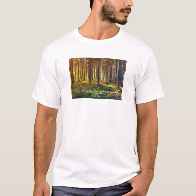 Camiseta Citações tristes de Betrand Russell (Frente)