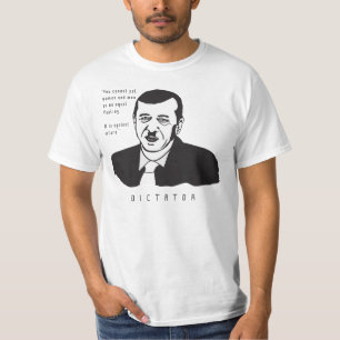 Camiseta Citações turcas do ditador - Tayyip Erdogan