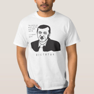 Camiseta Citações turcas do ditador - Tayyip Erdogan