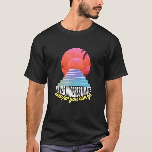 Camiseta Citando Agradavelmente com Agitação Artística (Frente)