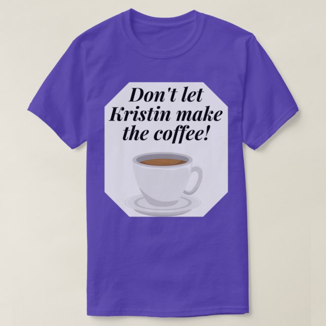 Camiseta Citando Mistérios Brokenwood Kristin Sims Café  (Frente do Design)
