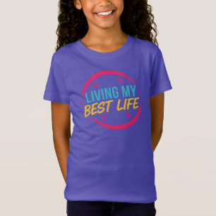 Camiseta Citando motivacional Vivendo Minha Melhor Vida