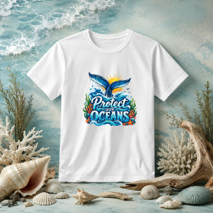 Camiseta Citar a natureza Proteger Nossos Oceanos