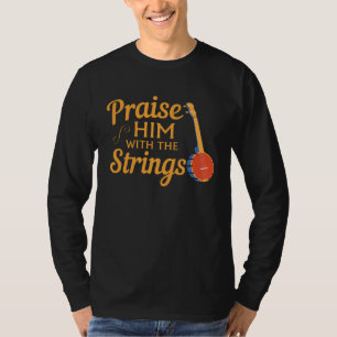 Camiseta Citar Tocador de Banjo  Louve-O Com As Cordas