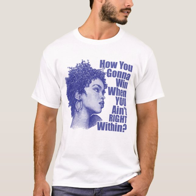 Camiseta Citar Vencer a Partir de Dentro – Mulher Empoderad (Frente)