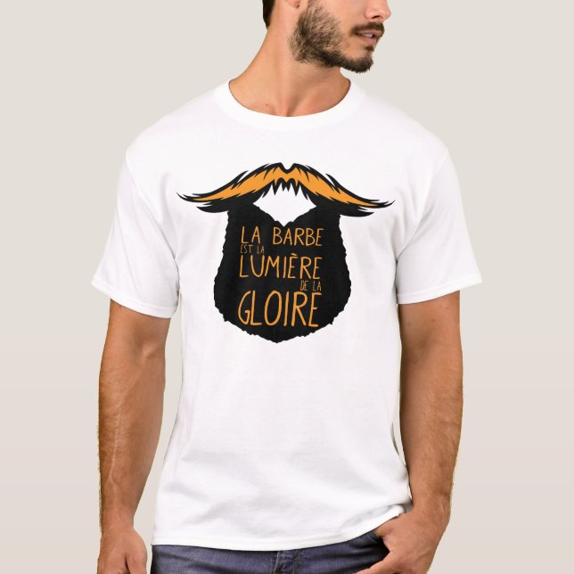 Camiseta citation_barbe_barbu_lumiere_gloire_1312 (Frente)