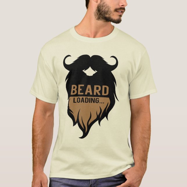 Camiseta citation_barbe_beard_loading_humour_moustache_2212 (Frente)