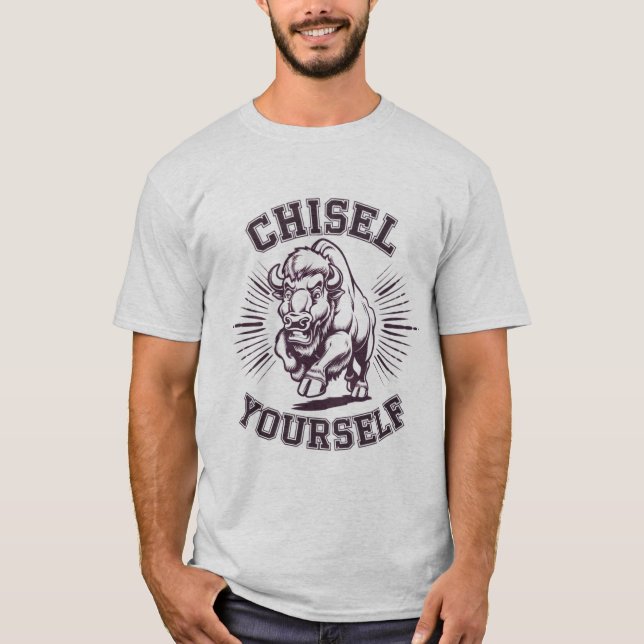 Camiseta Cite Tee 'Chisel Yourself' (Frente)