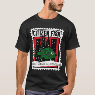 Camiseta Citizen Fish Mais Largo Que Um Cartão Postal