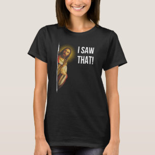Camiseta Cito Jesus Meme Eu Vi Aquele Cristão