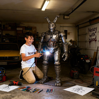 Camiseta Citra Nosey Animatronic Benjamin Pochurek Nosey