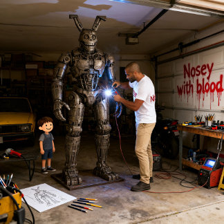 Camiseta Citra Nosey Animatronic Benjamin Pochurek Nosey