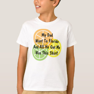Camiseta Citrino do verão - o pai foi a Florida -