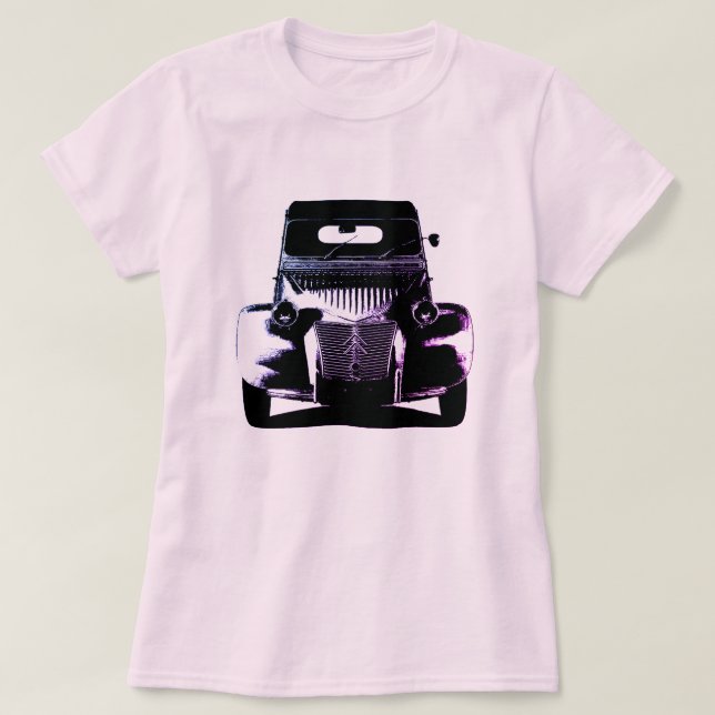 Camiseta Citroen 2CV clássico, o original e o melhor! (Frente do Design)