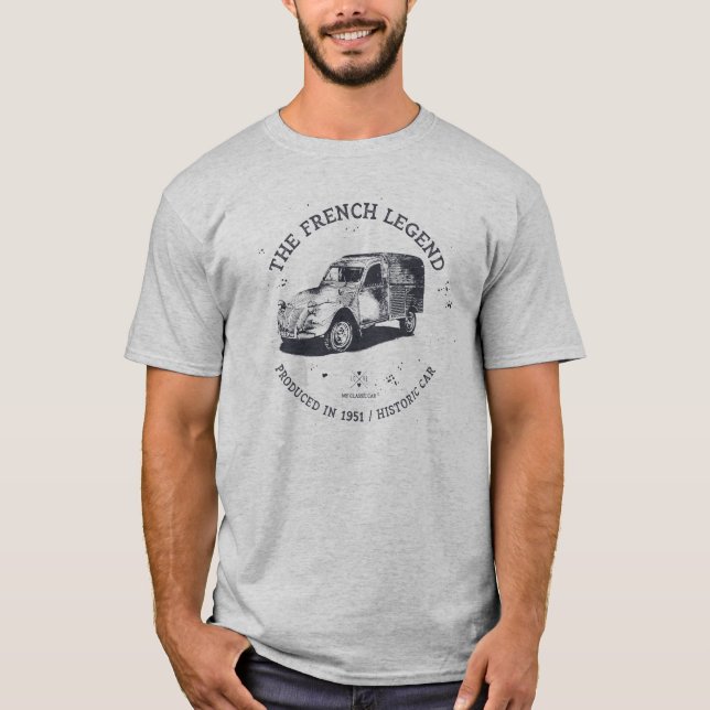 Camiseta Citroën 2CV Furgoneta (Frente)