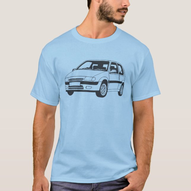 Camiseta Citroen Saxo VTS inspirou o t-shirt (Frente)