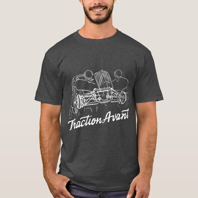 Camiseta Citron Traction Avant script emblem e sutil ill (Frente)