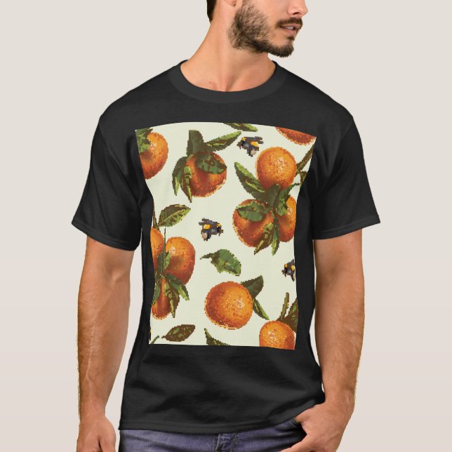 Camiseta Citrus & Bumblebee: Vintage sem carne (Frente)