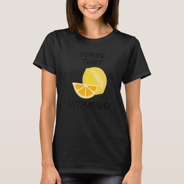 Camiseta Citrus Fruits Vitamins Lemonade Fruits   (Frente)
