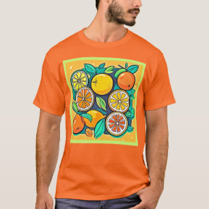 Camiseta Citrus Fruta Art
