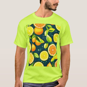 Camiseta Citrus Kaleidoscope: Uma Medley Vibrante
