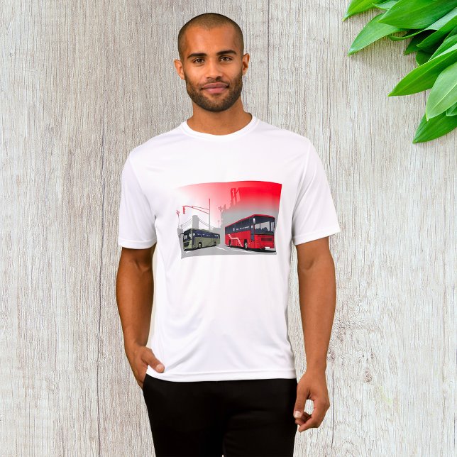 Camiseta City Busa Red Green Coaches em Urban Street (Criador carregado)