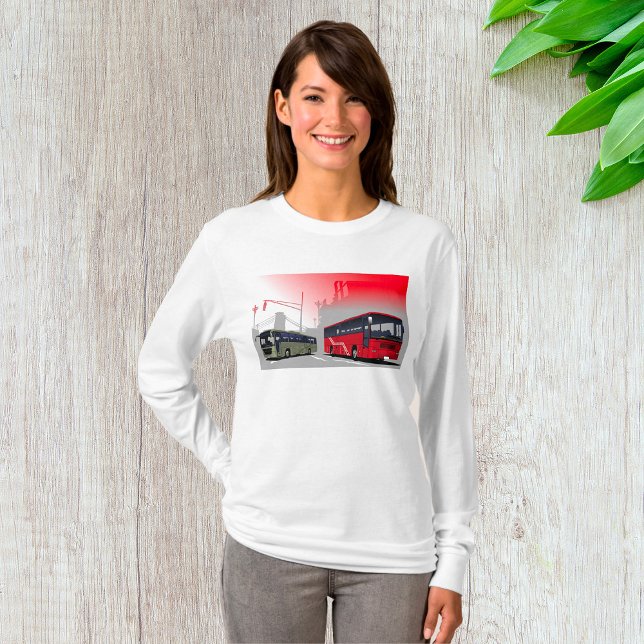Camiseta City Busa Red Green Coaches em Urban Street (Criador carregado)