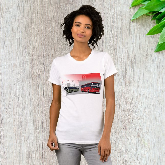 Camiseta City Busa Red Green Coaches em Urban Street (Criador carregado)
