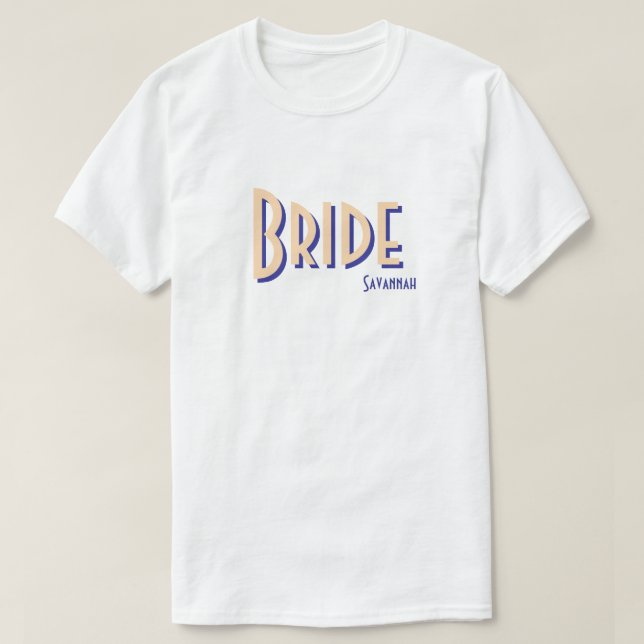 Camiseta City Chic Pale Orange Bride (Frente do Design)