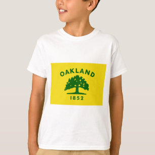 Camiseta City Flag of Oakland (Califórnia)
