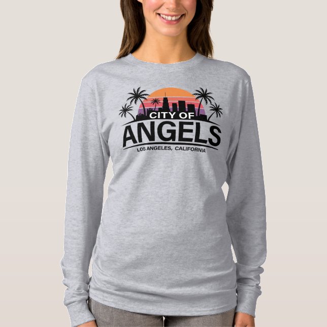 Camiseta City of Angels, Los Angeles, California (Frente)