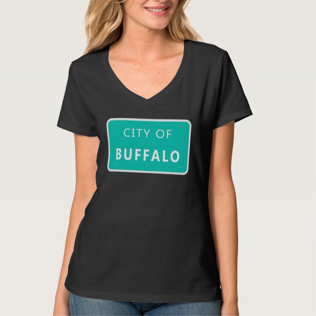 Camiseta City of Buffalo Ny Queen City 716 Men and Women (Frente)