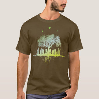 Camiseta citytree cidade cidade cidade cidade arborizada