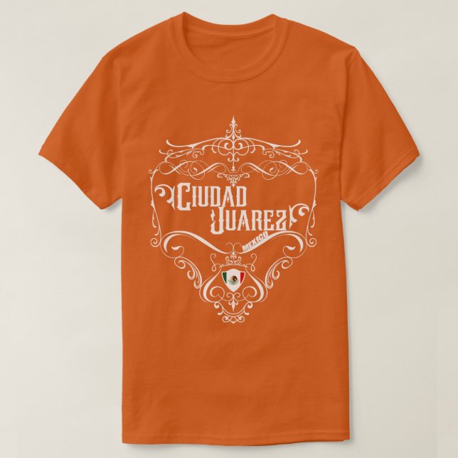 Camiseta Ciudad Juarez Vintage design 1 (Frente do Design)