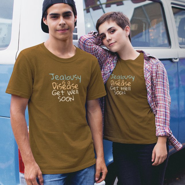 Camiseta Ciúme é uma doença que vai bem em breve (Criador carregado)