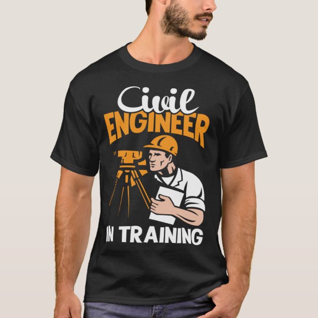 Camiseta Civil Engineer In Training Board Exam Passer Engin (Frente)