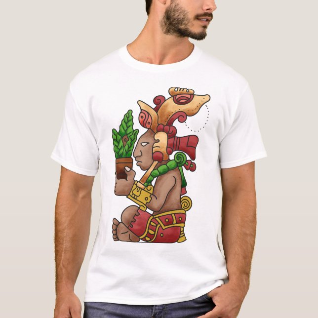 Camiseta civilização maia (Frente)