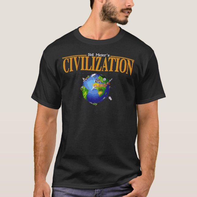 Camiseta Civilização (Sid Meiers) Camisa-T Essencial (Frente)