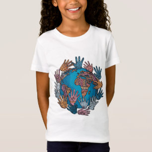 Camiseta Civilizações em ponte - Design de Paz e Progresso