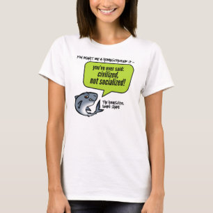 Camiseta Civilizado não socializado